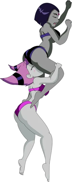 Jinx lick pussy of Raven
