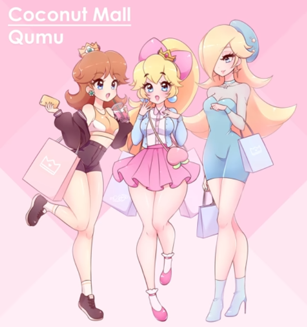 Peach and friends