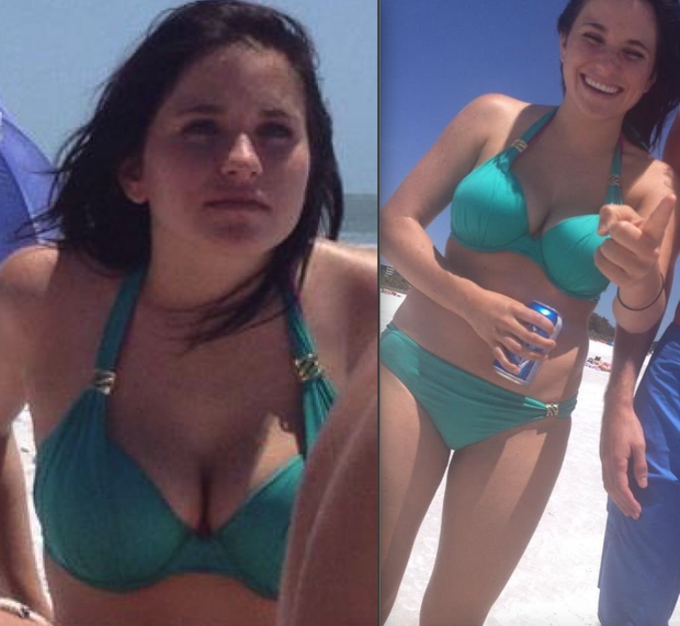 Danielle White Bikini