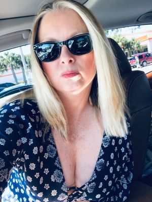 You're staring at my cleavage...