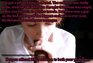 You got a job working in a hotel