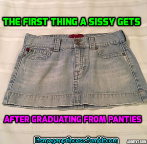 First thing a sissy gets after graduating from panties