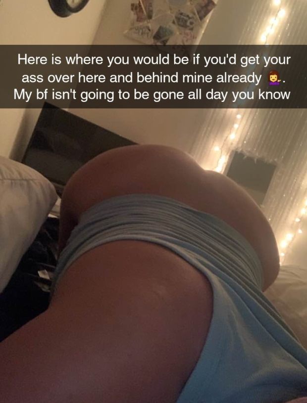She's to horny to wait until you get home
