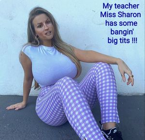 MISS SHARON HAS A BANGIN' RACK