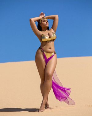 Osha Waiters dressed as a Genie