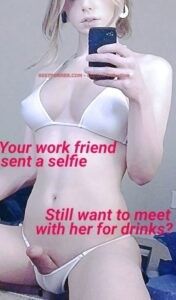 Your work friend sent you a selfie