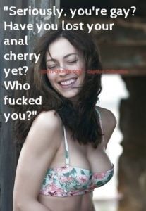 Who fucked you and popped your anal cherry