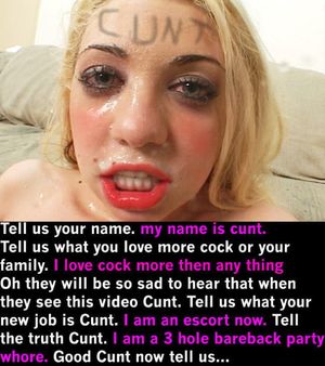 Degrade her live on cam