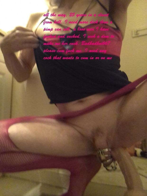 my first self created sissy caption