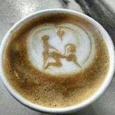 Coffee, ready for cumshoot. ❤️