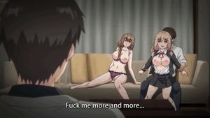 Fucking his daughter and wife in front of him