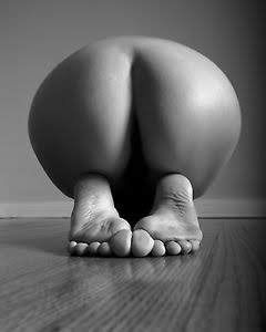 Culo en blanco y negro!