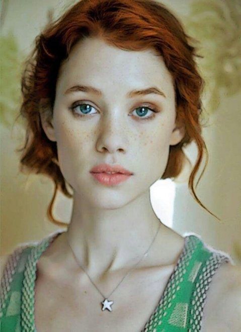 Redheads with blue eyes are the rarest and most beautiful creatures on earth