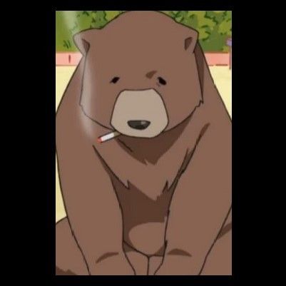 A heart broken bear