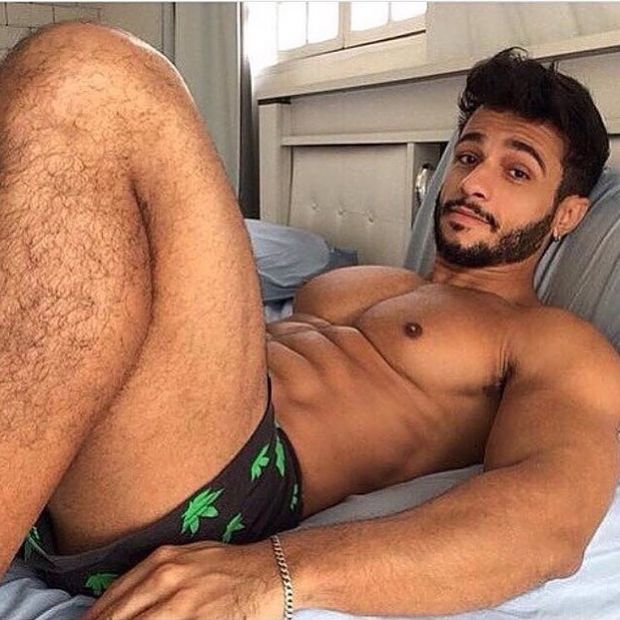 Latin Hunk waiting for you to ride his hung cock.