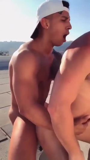 When papi fucks you on the rooftop...