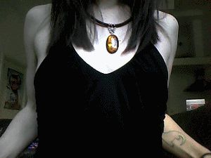 hot amateur showing off tits