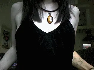 hot amateur showing off tits