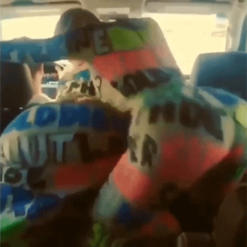 twerkin in the car