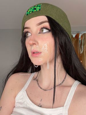 Pretty, green-eyed cumslut.