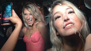 Gorgeous face for a huge cumshot.