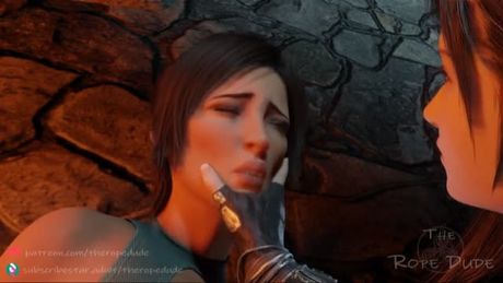 Lara's capture by fifa 2 (the rope dude)