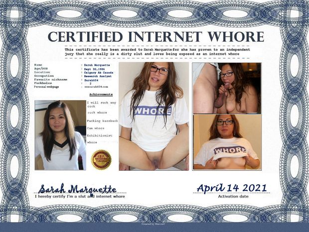 I am a fully exposed wife and webwhore!