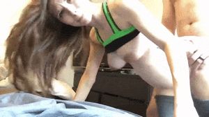 Rough Anal Doggystyle with Pregnant Girlfriend