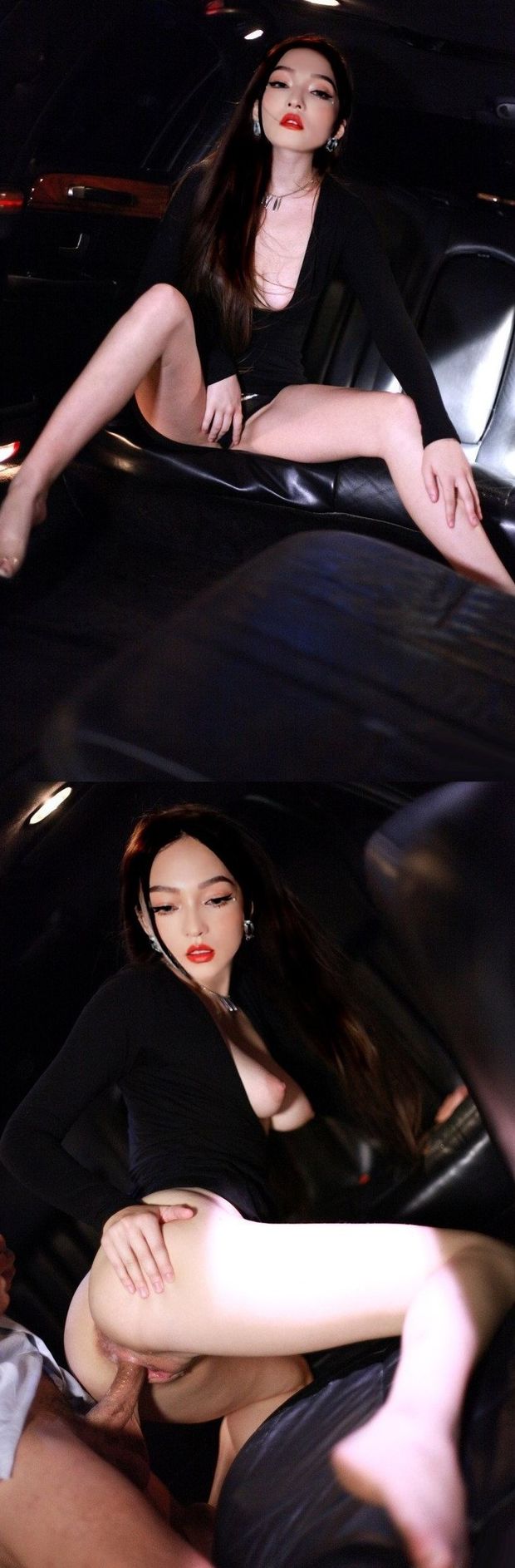 張韶涵 (Angela Chang) lets me do her DOGGY STYLE in my CAR