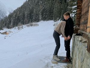 She told you, she will spend christmas with her family in the hills.