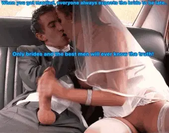 Why brides are always late....