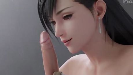 Tifa kisses can bring you to ecstasy