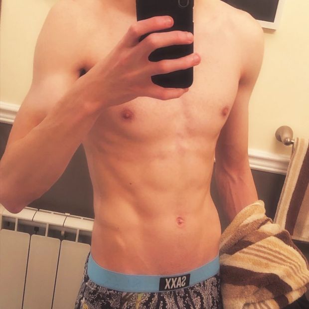 Just my lean toned body ~