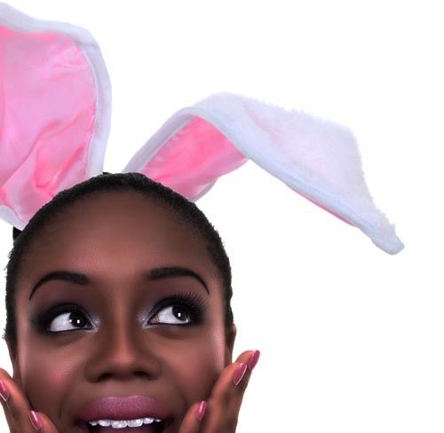 Black wife and snowbunny