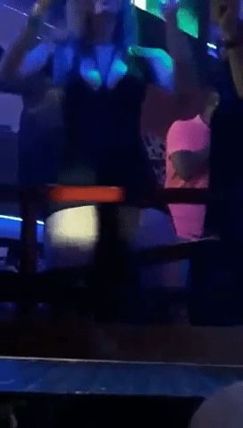 Showing Pussy in the club