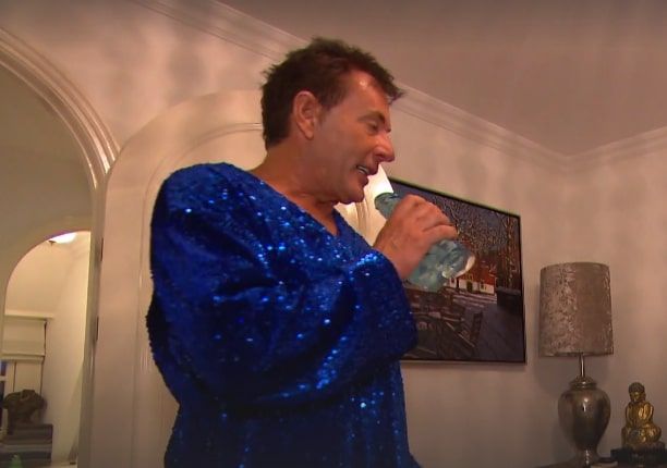 Dutch singer Gerard Joling with his dildo