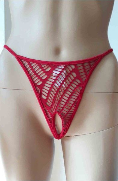 Nereid - Zag Net Crotchless Backless G-String