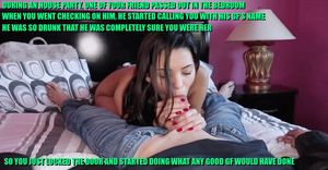 Secret Blowjob Sissy Caption