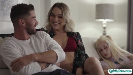 Horny Tgirl analed by stepsis friend