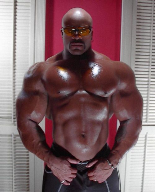 huge black meat