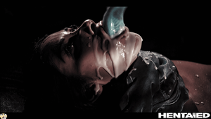 Clea Gaultier tentacle blowjob on Hentaied