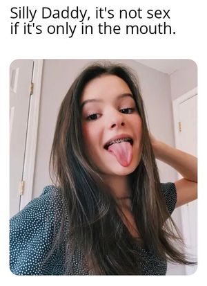 Daughter mouth sex