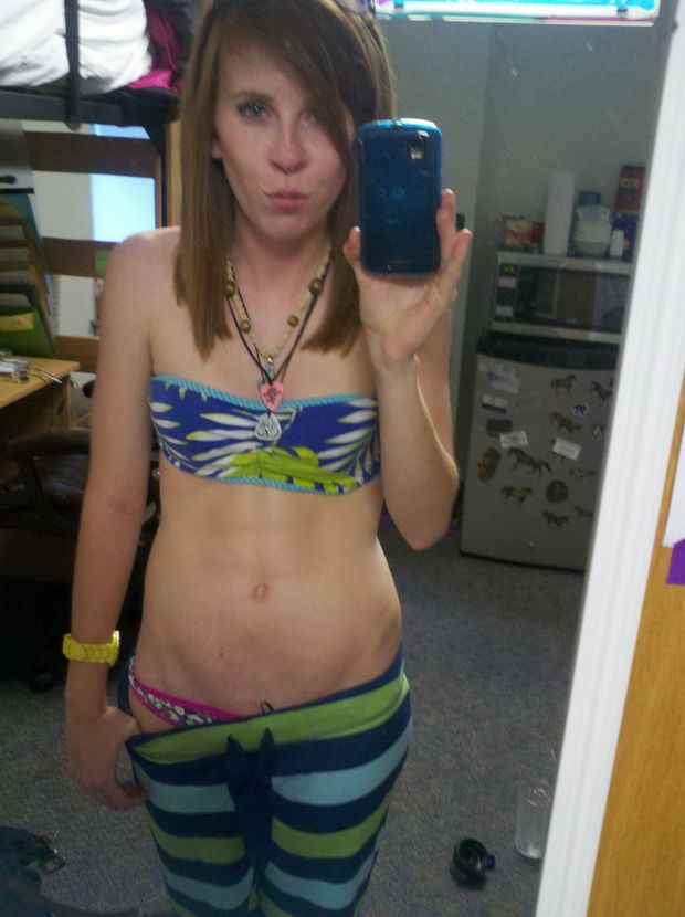 Skinny Redhead