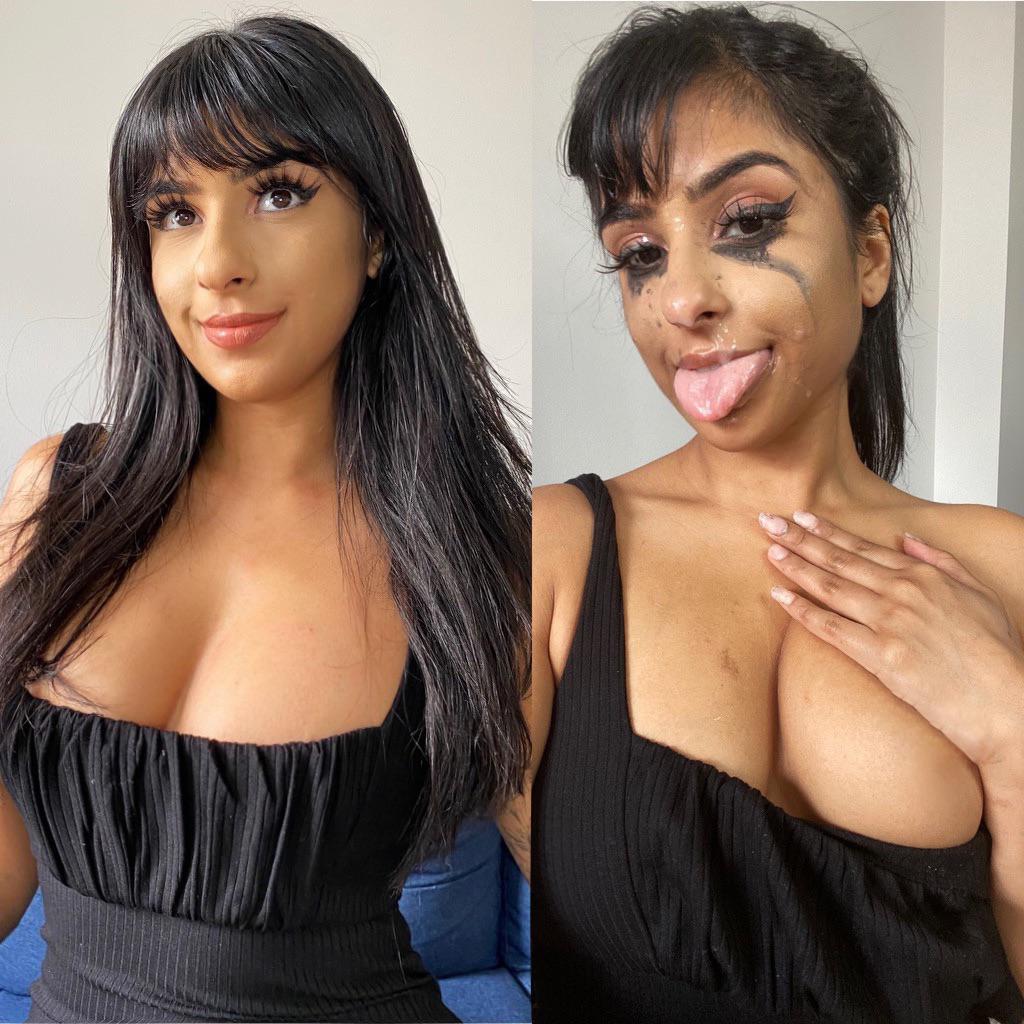 with a facial