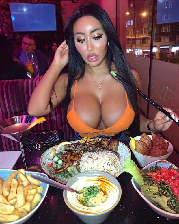 So that's what she's feeding those things