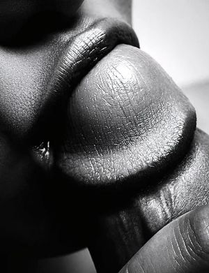 Black and White Kissing The Head