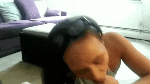 Beautiful babe sucks cock