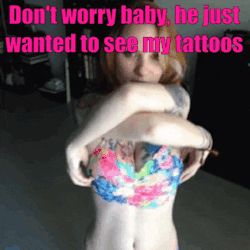 I asked how many tattoos she had and this happened