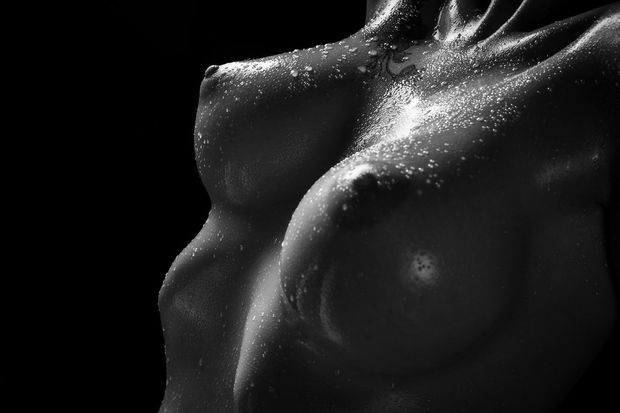 glistening tits