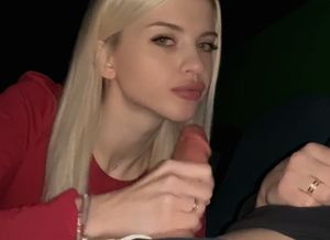 Pretty Russian wife plays with her husbands cock